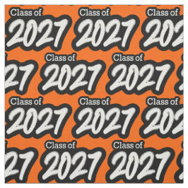 Orange Bold Brush Class von 2027 Stoff