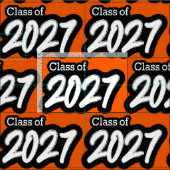Orange Bold Brush Class von 2027 Stoff (Kachel)