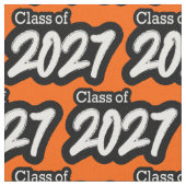 Orange Bold Brush Class von 2027 Stoff (Nahaufnahme)