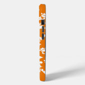 Orange Bold Damask @ Emporiomoffa Case-Mate iPhone Hülle (Rückseite / Links)