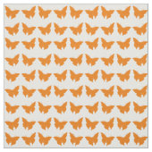 Orange Bold Mod Butterflies Stoff (Muster)