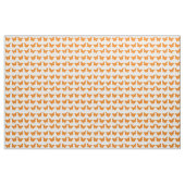Orange Bold Mod Butterflies Stoff (Fat Quarter (45,7 x 55,9 cm))