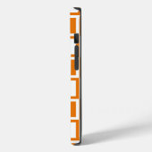 Orange Bold Mod Squares Case-Mate iPhone Hülle (Rückseite / Links)