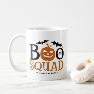 Orange Boo Squad Spooky Letween Halloween Kaffeetasse