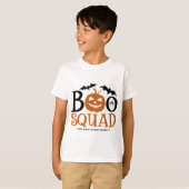 Orange Boo Squad Spooky Letween Halloween T-Shirt (Vorne ganz)