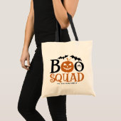 Orange Boo Squad Spooky Letween Halloween Tragetasche (Vorderseite (Produkt))