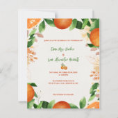 Orange Botanische Zitrusfrüchte Orchard Hochzeit E (Vorderseite)