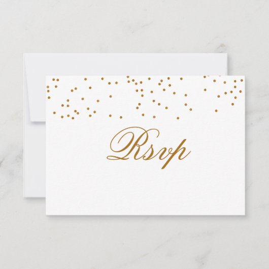 Orange Bouquet Blume - Wedding RSVP (Vorderseite)