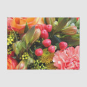 Orange Bouquet Seidenpapier (Vorderseite)