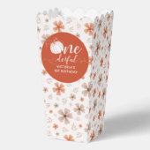 ORANGE BOW & ARCH FALL PUMPKIN FLOWERS BIRTHDAY GESCHENKSCHACHTEL (Vorderseite)