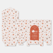 ORANGE BOW & ARCH FALL PUMPKIN FLOWERS BIRTHDAY GESCHENKSCHACHTEL (Ungefaltet)