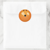 Orange Bowling Ball Stickers (Tasche)