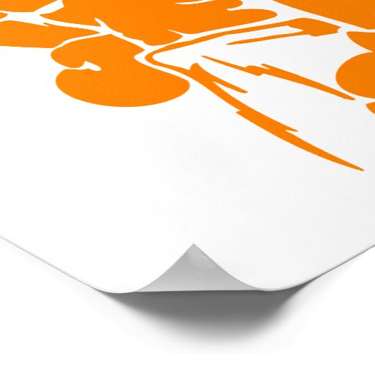 Orange Boxing Poster (Ecke)