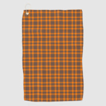 Orange-Braun-Karomuster