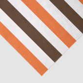 Orange-braune Muster für vertikale Streifen Seidenpapier (Detail)