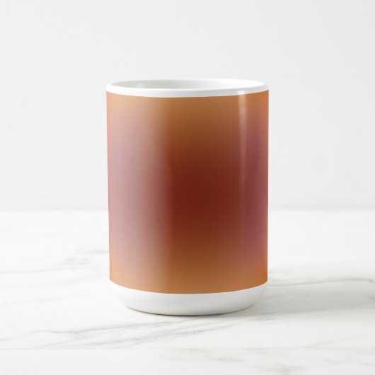 orange-brauner freiform verlauf auf tasse (Mittel)