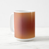 orange-brauner freiform verlauf auf tasse (Vorderseite Links)