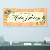 Orange Brautparty-Banner Banner (Messe)