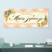Orange Brautparty-Banner Banner (Messe)