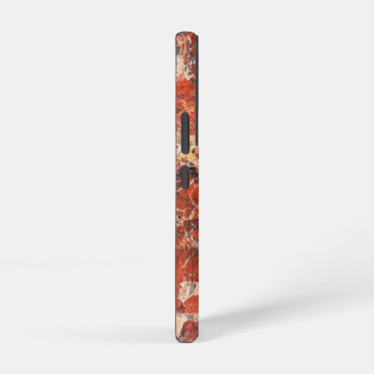 Orange Brecciated Jasper Stone Pattern Samsung Galaxy Hülle (Rechte Seite)