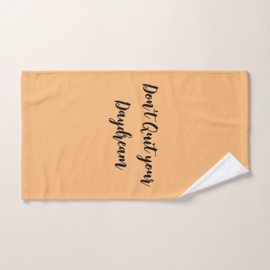 Orange bricht deinen Traum nicht auf Handtuch (Handtuch)