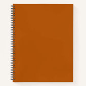 Orange Brick Spiral Notebook Notizblock (Vorderseite)