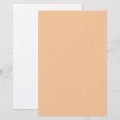 Orange Briefpapier (Vorne/Hinten)
