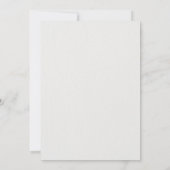 Orange Bright Boho Autumn Floral Wedding Einladung (Rückseite)