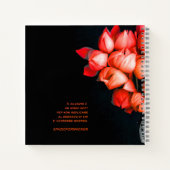 "Orange broken heart in black" & Percorso Silenzio Notizblock (Rückseite)