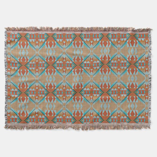 Orange Brown Aqua Decke (Vorderseite)