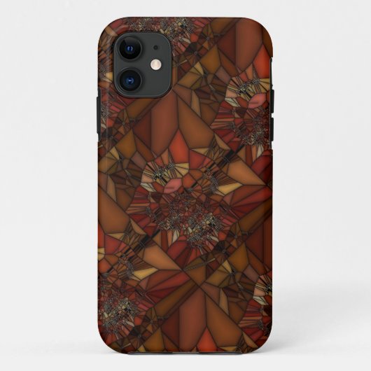 Orange Brown Art Case-Mate iPhone Hülle (Rückseite)