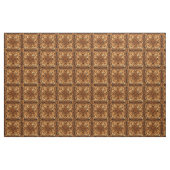 Orange Brown Bali Batik Style Paisley Pattern Stoff (Yard (91,4 cm))