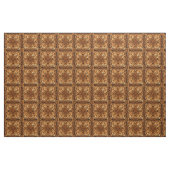 Orange Brown Bali Batik Style Paisley Pattern Stoff (Fat Quarter (45,7 x 55,9 cm))