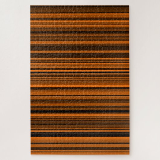 Orange Brown Black Stripes Puzzle (Vertikal)