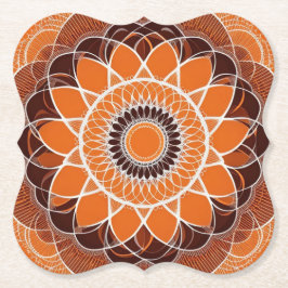 Orange Brown Cream Untersetzer