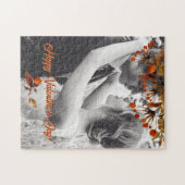 Orange Brown Foliage Valentine Hinzufügen Sie Ihr  Puzzle (Horizontal)