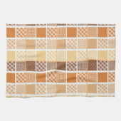 Orange Brown Kitchen Handtuch (Horizontal)