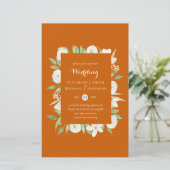 Orange Brown Magnolia Budget Wedites A9 (Stehend Vorderseite)