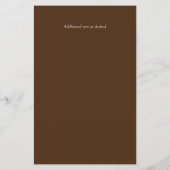 Orange Brown Magnolia Budget Wedites A9 (Rückseite)