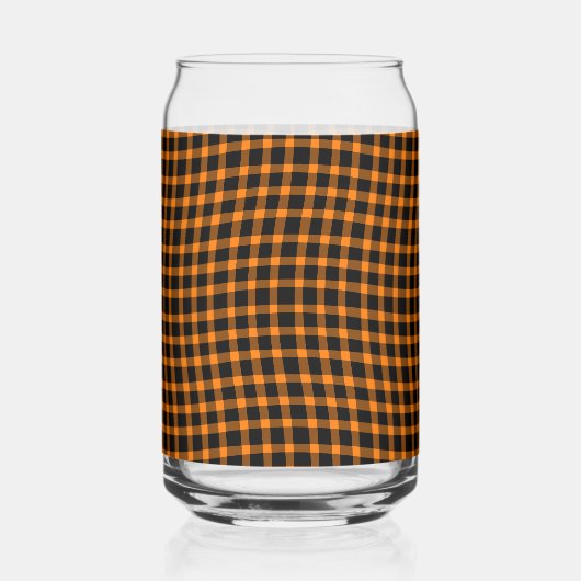 Orange Brown Plaid Checker Seamless Pattern Dosenglas (Links)