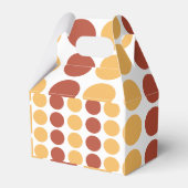Orange Brown Polka Dot Pattern Geschenkschachtel (Vorderseite)