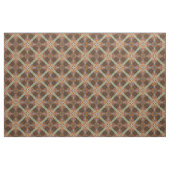 Orange Brown ScrollCircles gepolstertes grünes Mus Stoff (Fat Quarter (45,7 x 55,9 cm))