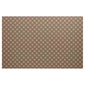 Orange Brown ScrollCircles gepolstertes grünes Mus Stoff (Fat Quarter (45,7 x 55,9 cm))