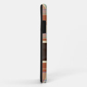 Orange Brown Tartan mit Ribbon Case-Mate iPhone Hülle (Hinten/Rechts)