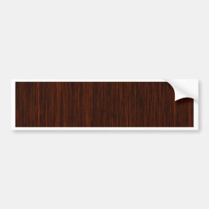 Orange/Brown und schwarze Linien Muster Autoaufkleber