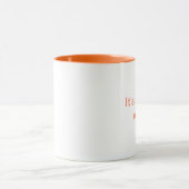 Orange Buchhaltungs-Tasse Tasse (Zentrum)