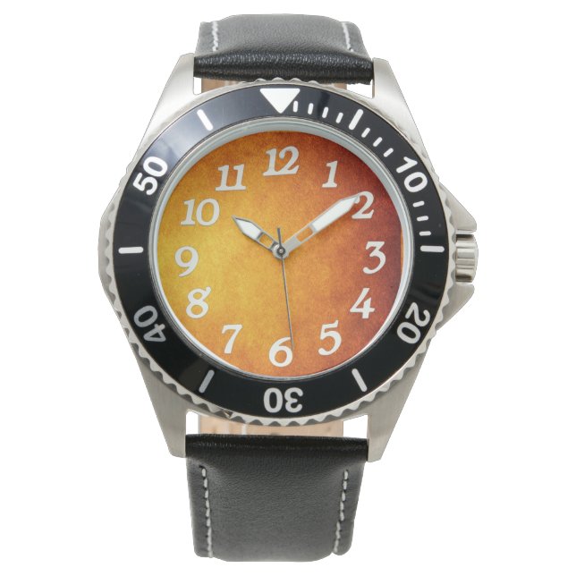 Orange Buddy Watch Armbanduhr (Vorderseite)