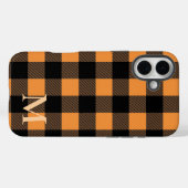 Orange Buffalo Karierter Karo Case-Mate iPhone Hülle (Rückseite (Horizontal))