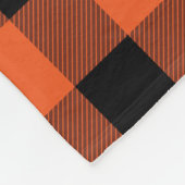 Orange Buffalo Lumberjack Kariert Fleecedecke (Ecke)