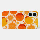Orange Burst Case-Mate iPhone Hülle (Rückseite (Horizontal))